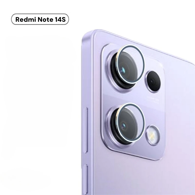 

For Xiaomi Redmi Note 14s Metal Ring Glass Camera Lens Protectors for NOTE 14S Note14s NOTE14s Back Sticker Protective Film