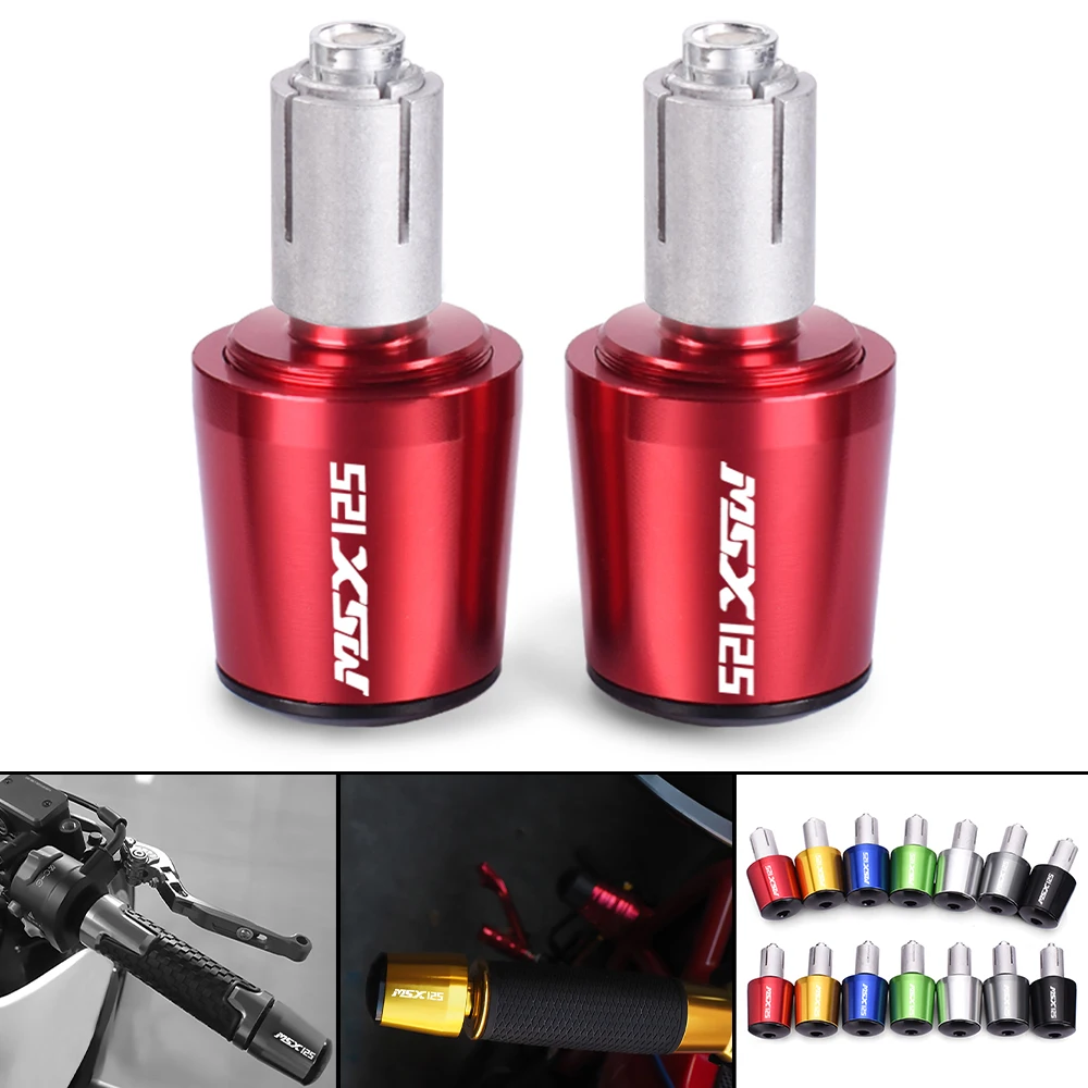 

For HONDA MONKEY 125 MSX125 MSX 125 GROM Motorcycle handlebar Counterweight grips ends Handle bar Cap Hand Grips Bar End Plug