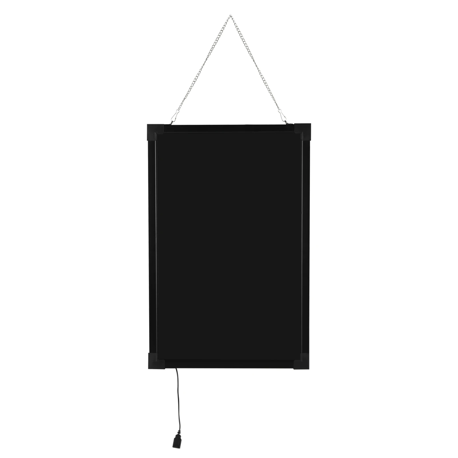 Illuminated LED Billboard, Erasable Neon Effect Message Board, Hangable Signboard Menu Board with 8 Highlighters, Remote Control