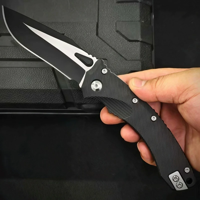 

The New M390MK Folding Knife Is A High-hardness Portable Outdoor Camping Fruit Knife EDC Tools