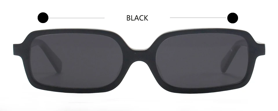 Y2K Acetat Rahmen Kleine Rechteck Sonnenbrille Frauen Polarisierte Sonnenbrille Für Männer Outdoor Gradienten Linsen Koreanischen Stil UV400 – Detail 11