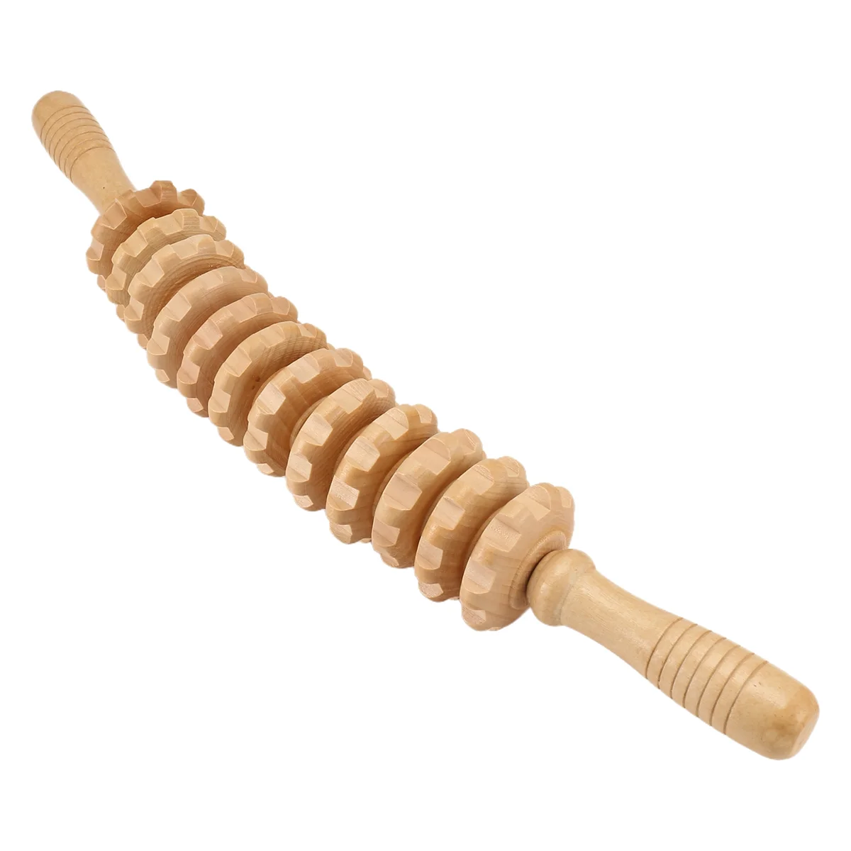 AYMR-12 Rulli Massaggiatore in legno Bastoncini per esercizi curvi Strumenti per massaggio per terapia del legno per tutto il corpo Rilascio del dolore muscolare