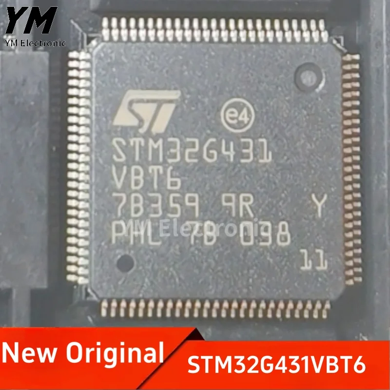 

New Original STM32G431VBT6 LQFP-100 ARM Cortex-M4 32-bit Microcontroller MCU