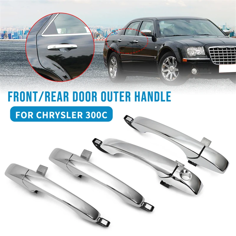 Door Outer Handle Car Front Rear Door Handle For 2005-2010 Chrysler 300C Accessories Dodge Magnum 2005-2008 Replace 5065800AE AG