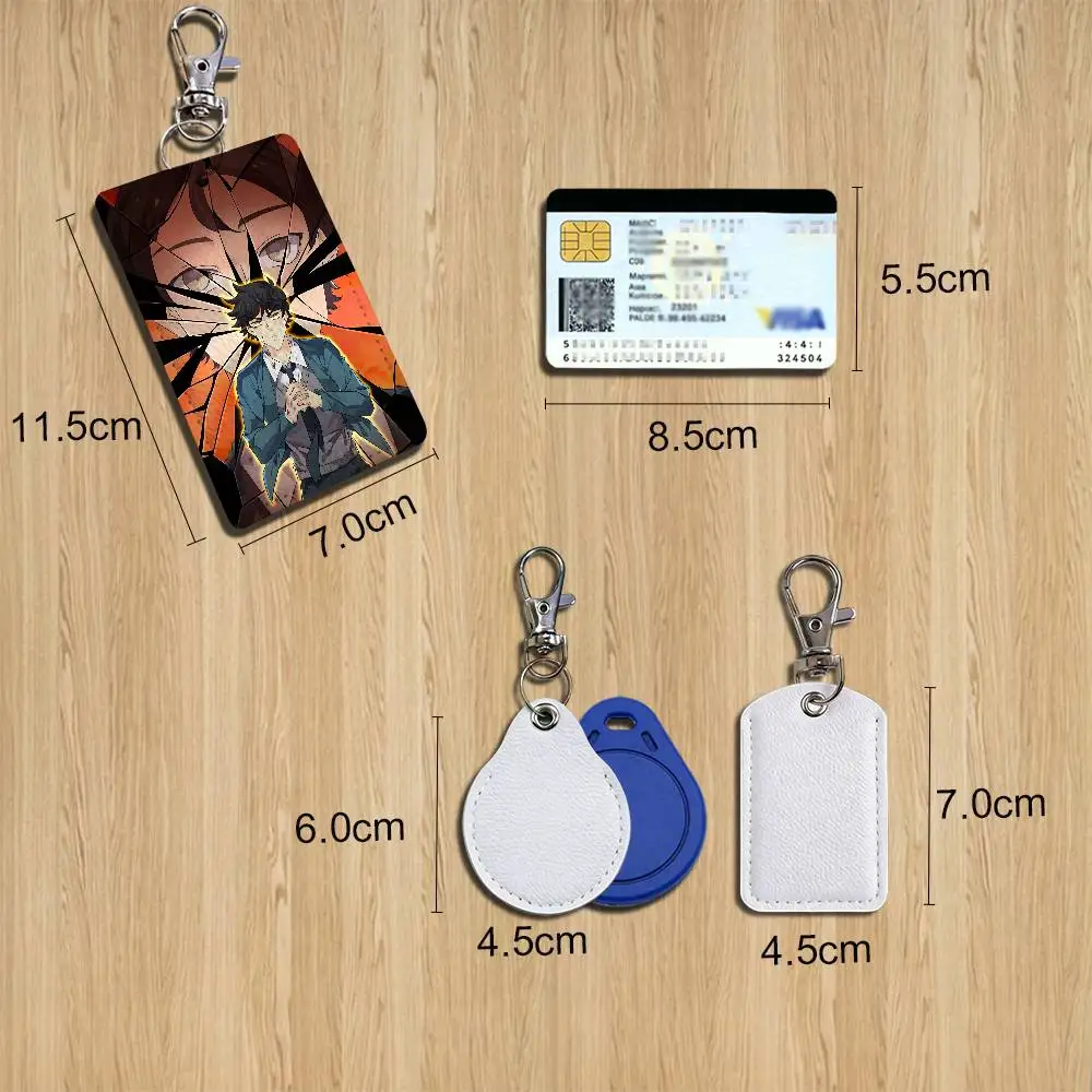 John Doe UnOrdinary Cartoon Movie Singer Game Anime Leather Card Holder Can Store Access Control ID