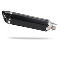 Slip On 470MM Universal Motorcycle Exhaust Pipe Escape Moto Muffler Removable DB Killer 51MM For R3 Z900 AK550 CBR500 Nmax