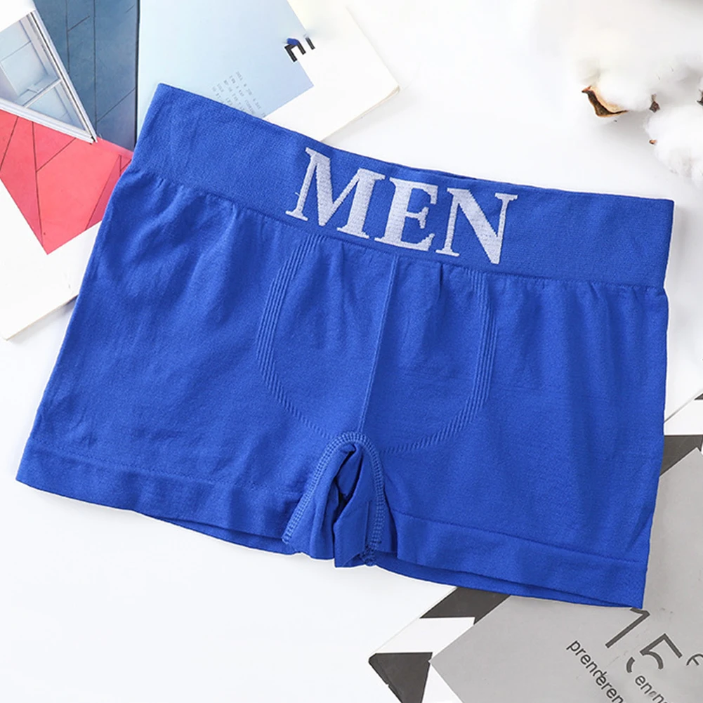 

Mens Large Size Middle Waist Seamless Briefs Underwear Breathable Trunks Underpants Shorts Elastic Casual Men'ss