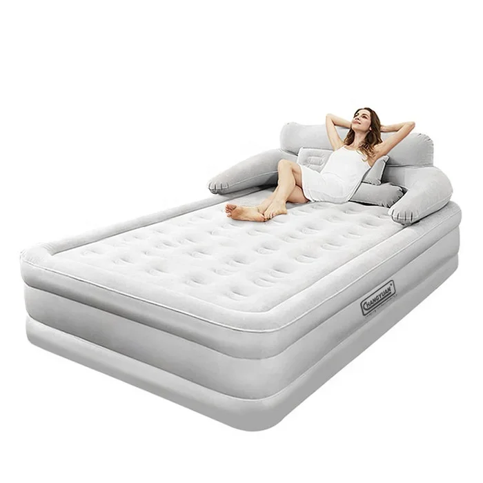 

# Hot Factory Custom Inflatable Bed King Camping Inflatable Mattress Built-in Pump Inflatable Mattress