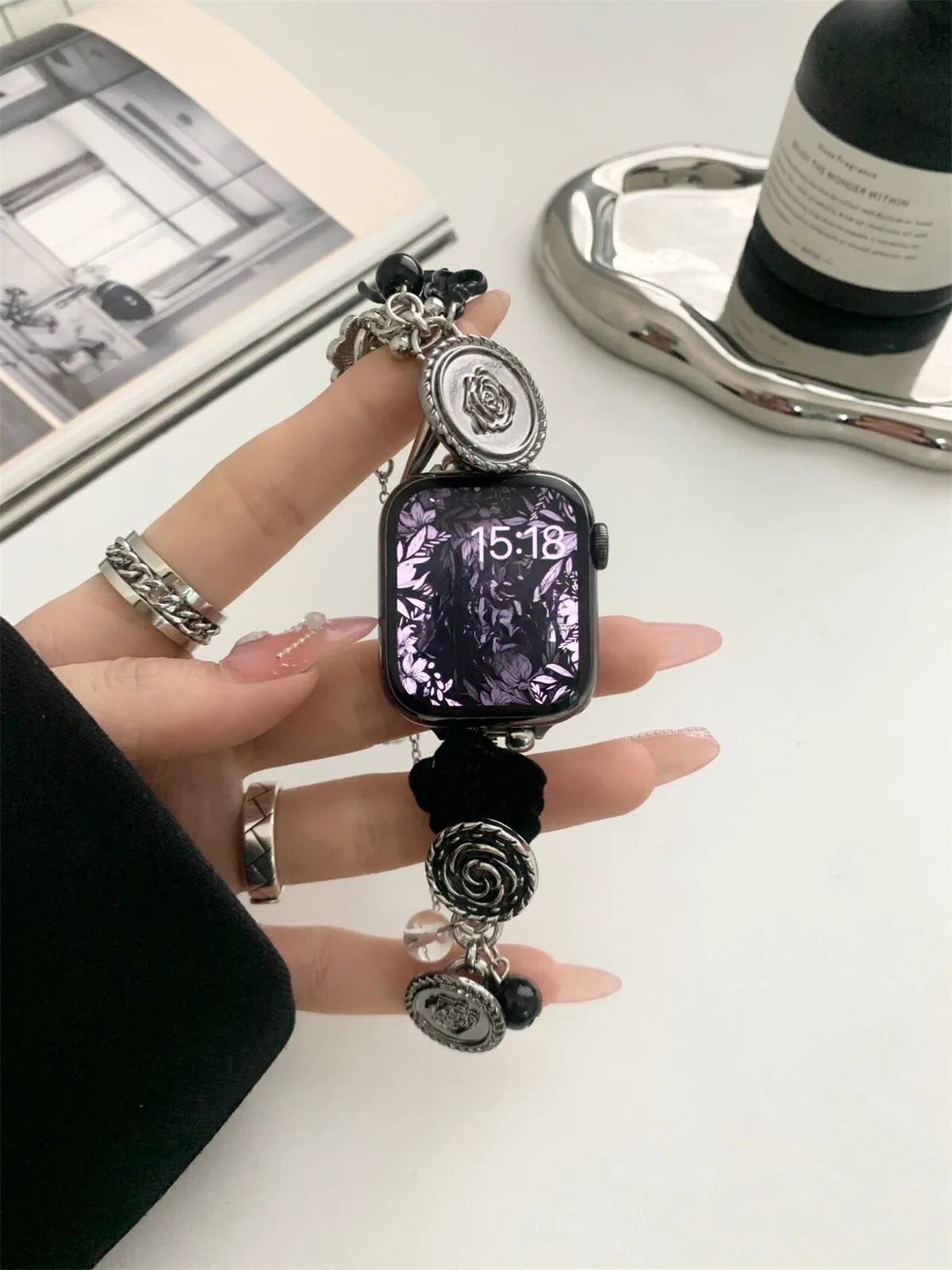 Watch Band For iWatch 42/44/45/46/49mm 38/40/41mm Metal Fashion Watch Strap For Watch Series Ultra2 Series 10/9/8/7/6/5/4/3/2/1_voghion.com