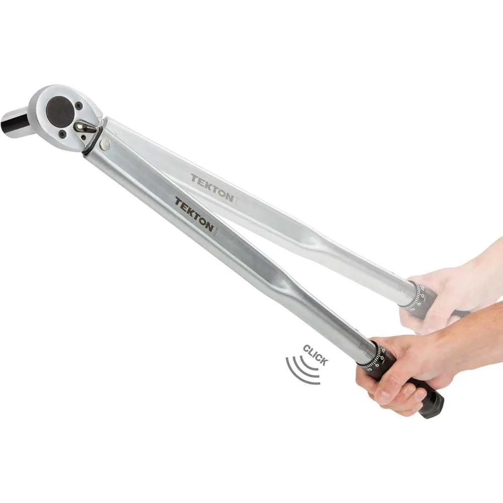 Llave dinamométrica micrométrica de precisión con accionamiento de media pulgada, capacidad de 25 a 250 libras