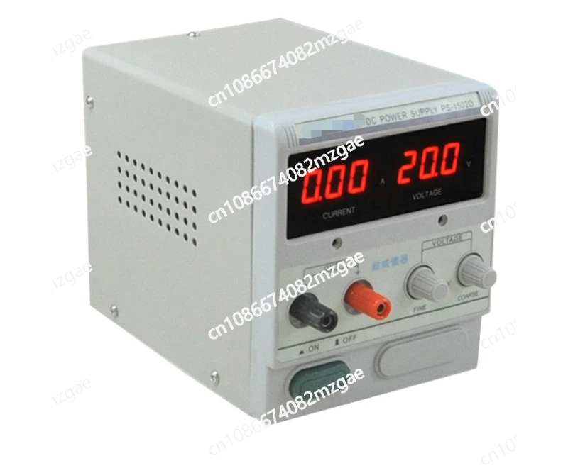 Mini notebook phone digital display maintenance power supply 15V2A DC stabilized power supply, adjustable low-power PS1502D