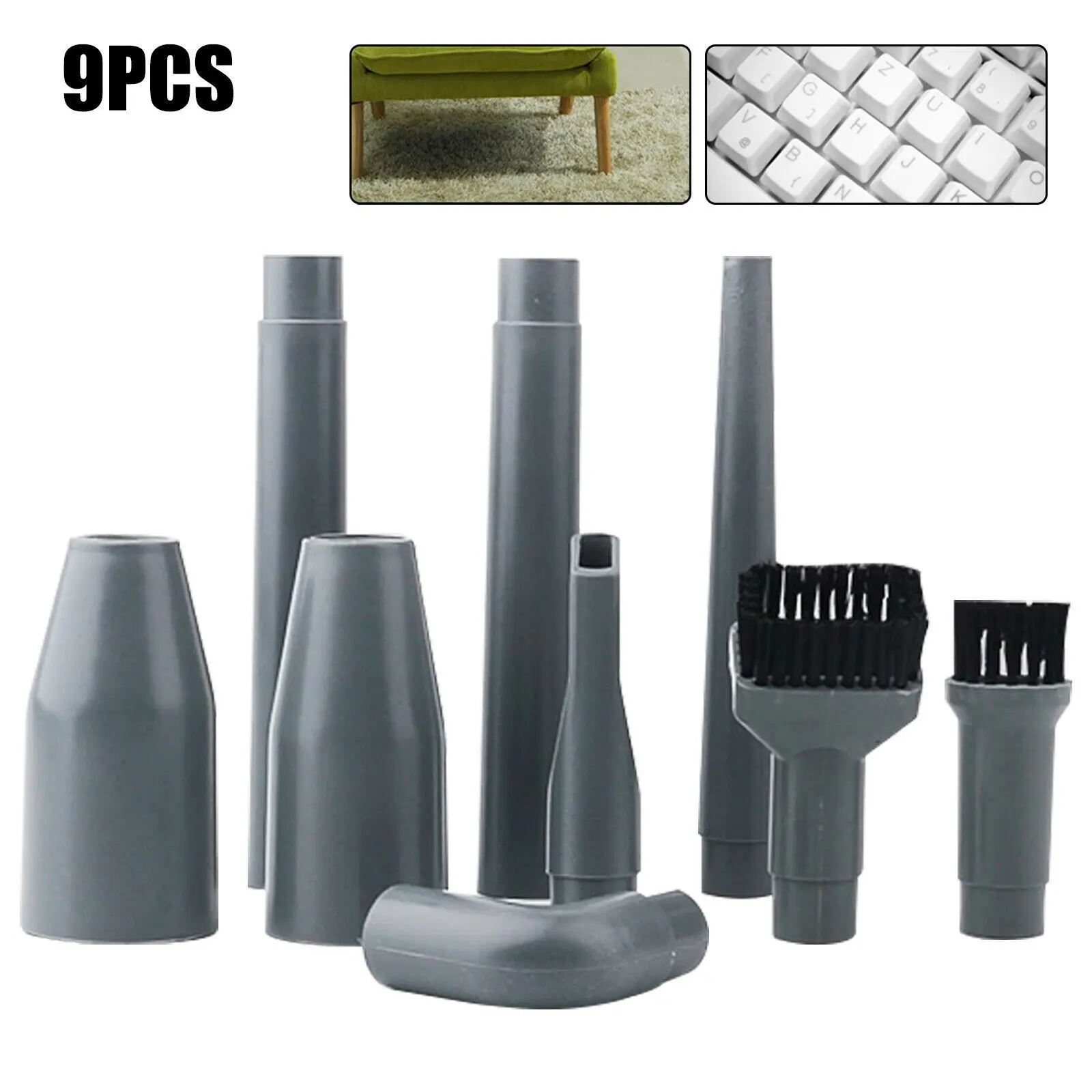 

Household Vacuum Cleaner Accessories Parts Suction Head Flat Nozzle Square Brush Flat Brush 32mm/35mm 10 Five-Piece Set