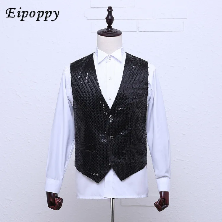 سترة رقص مطرزة بلون MC ، زي أداء ، زي المغني