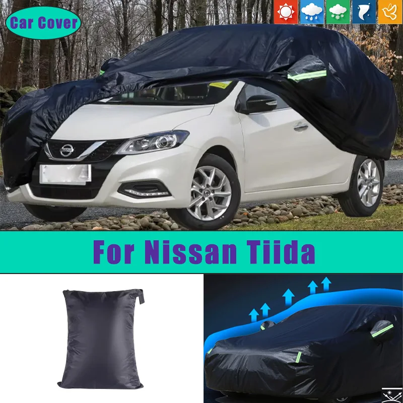 

Car Full Outer Covers Outdoor Waterproof Dustproof Sun Rain Snow Protection Exterior Car Accessories For Nissan Tiida