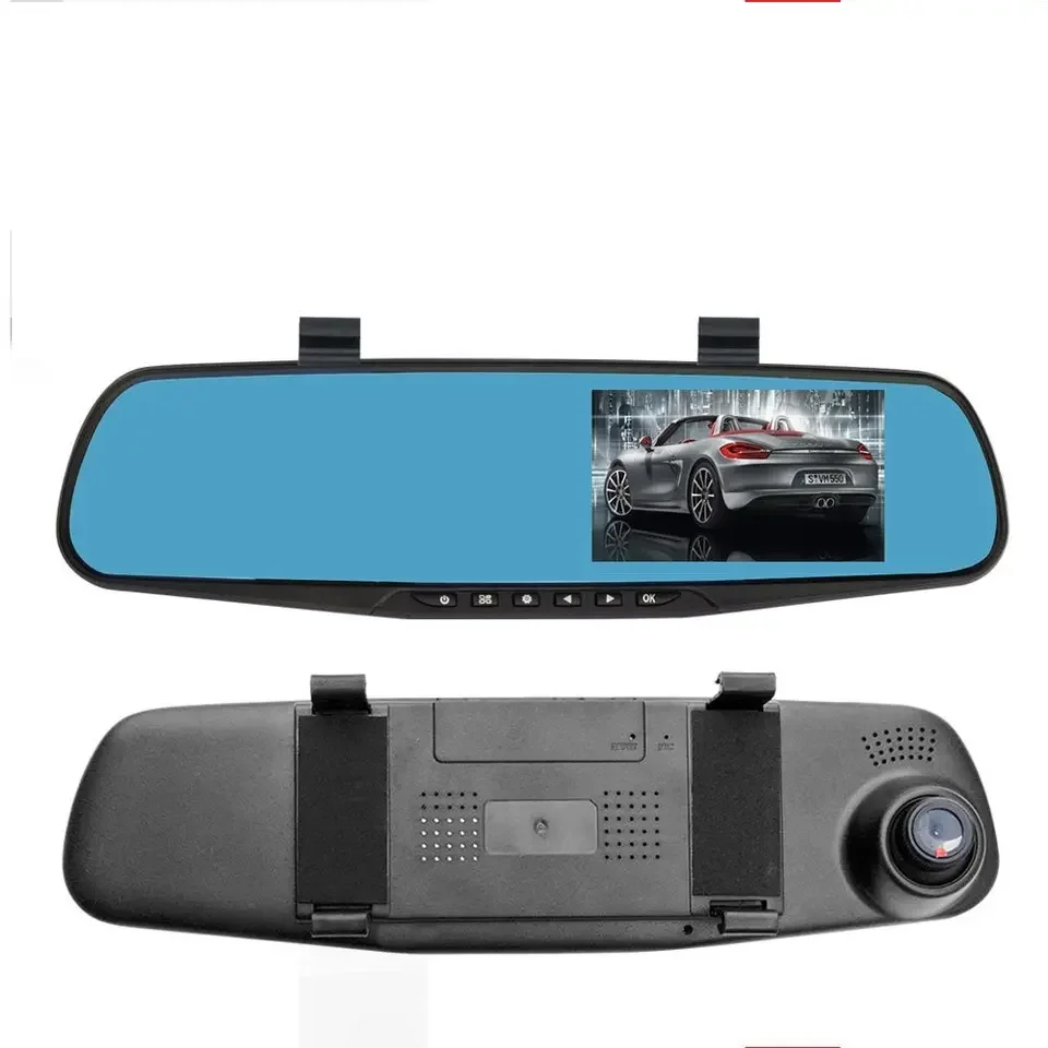 

Самый продаваемый автомобильный видеорегистратор для вождения, 1080p HD, двойная камера, автомобильный видеорегистратор, 4,3-дюймовый видеорегистратор, автомобильный черный ящик
