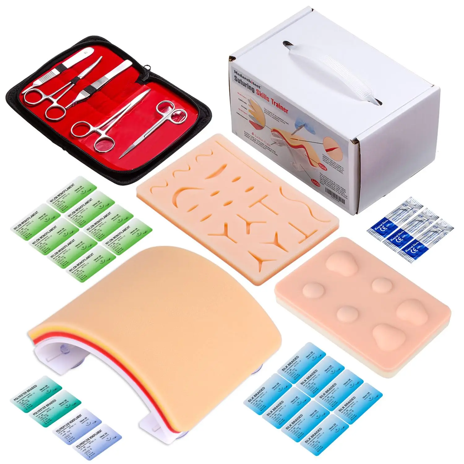 kit-de-sutura-avanzado-medarchitect-almohadilla-de-sutura-diy-con-diseno-de-gancho-y-bucle-19-heridas-pre-cortadas-herramienta-completa-para-practicas-de-estudiantes-de-enfermeria
