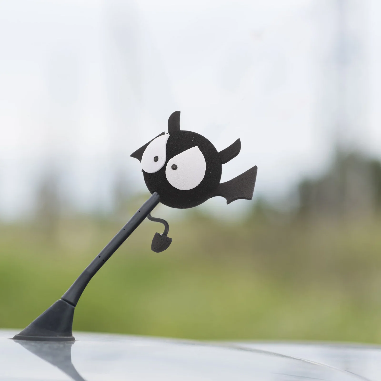 

Vehicle Car Antenna Ball Cartoon Topper Charm Winter Eva Material Roof Decoration Cute Car Signal Accessory