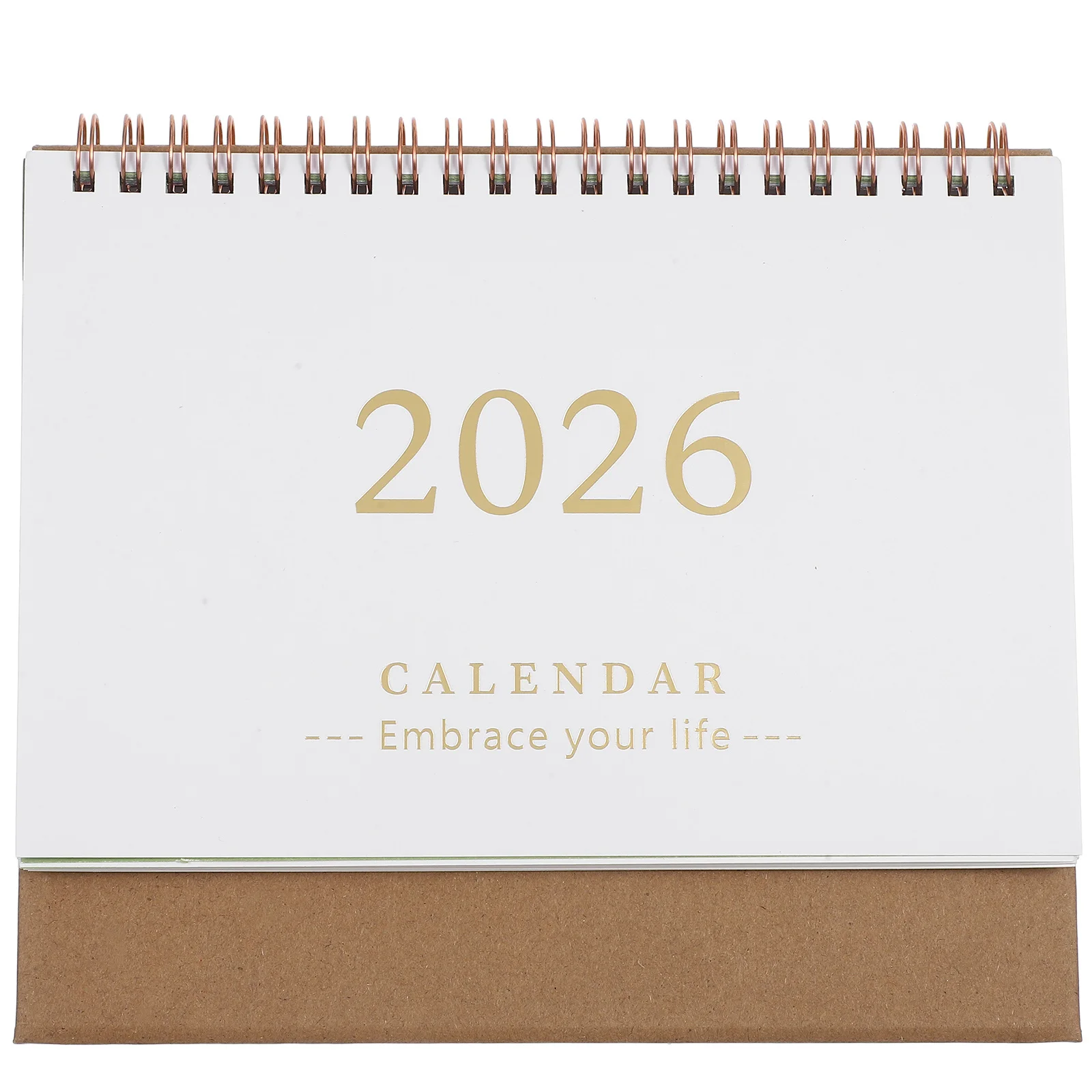 

Small Desk Calendar 2026 Minimalist Foldable Standing Flip Planner for Office Home School Daily Scheduling Organizer