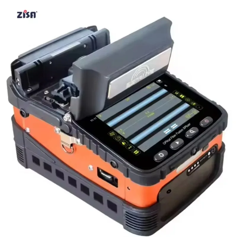 AI-6A Automatic Intelligent Six Motors 60mm Fiber Cleaver FTTX FTTH Fiber Optic Fusion Splicer in stock