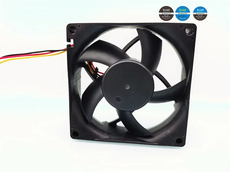 80*80*25MM MGT8012UB-R25 Alarm Function 8025 12V 0.66a Double Ball Bearing 8cm Chassis Cooling Fan