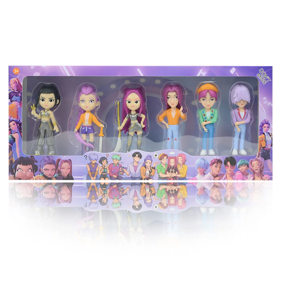 2026 NOUVEAU Kpop Devil Hunter Rumi Zoe Mira anime polychlorure de vinyle collection de personnages bibelots de bureau cadeau du Nouvel An pour enfants