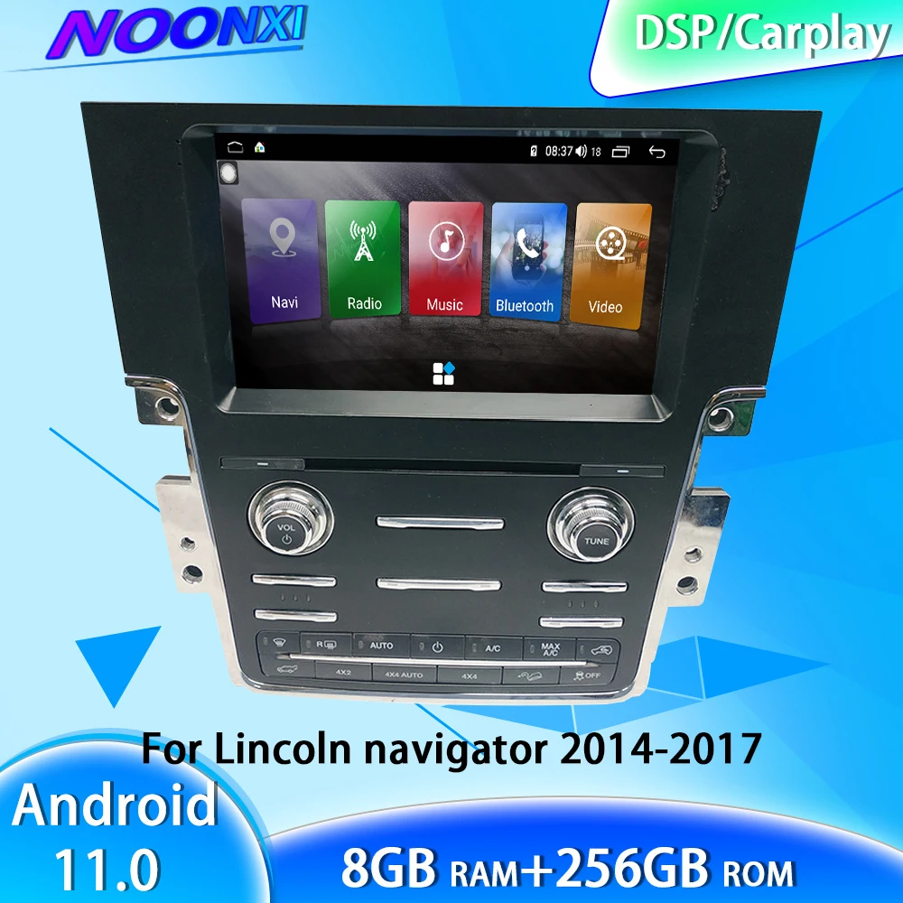 

8+256G Android 11 for Lincoln Navigator 14-17 Bluetooth Navigation Touch Tesla Screen Multimedia Video Player Radio Car Carplay