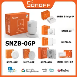 SONOFF SNZB-01P/02P/06P/03/04 Zigbee Mini No Neutral Wire Need Zbmini L2 SNZB-02D Door Window Motion Temperature Humidity Sensor