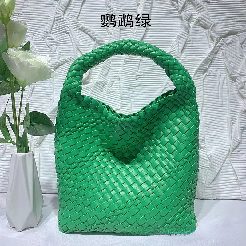 Imagem -06 - Bolsa de Cesta de Couro pu para Meninas Grande Capacidade Pão Vegetal Bolsa Mãe Bolsa de Ombro Peças Novo 2023