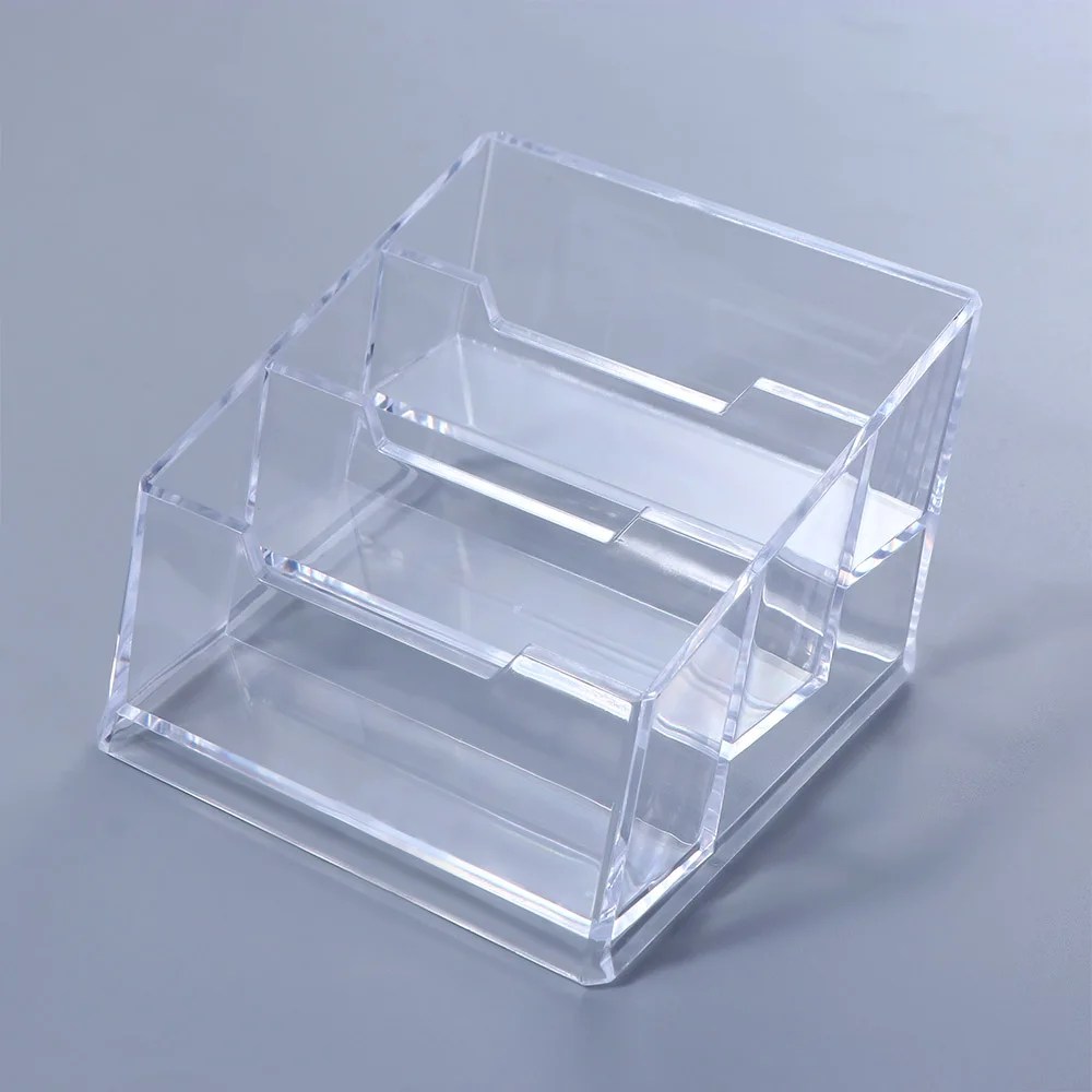 Storage Rack Card Holder Desktop Decoration Card Display Shelf Business Card Container Name Card Rack Cards Display Stand