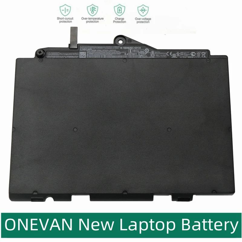 Аккумуляторная батарея ONEVAN, 800-001n, SN03XL, для HP EliteBook 820, G3, 725, G3, HSTNN-UB6T