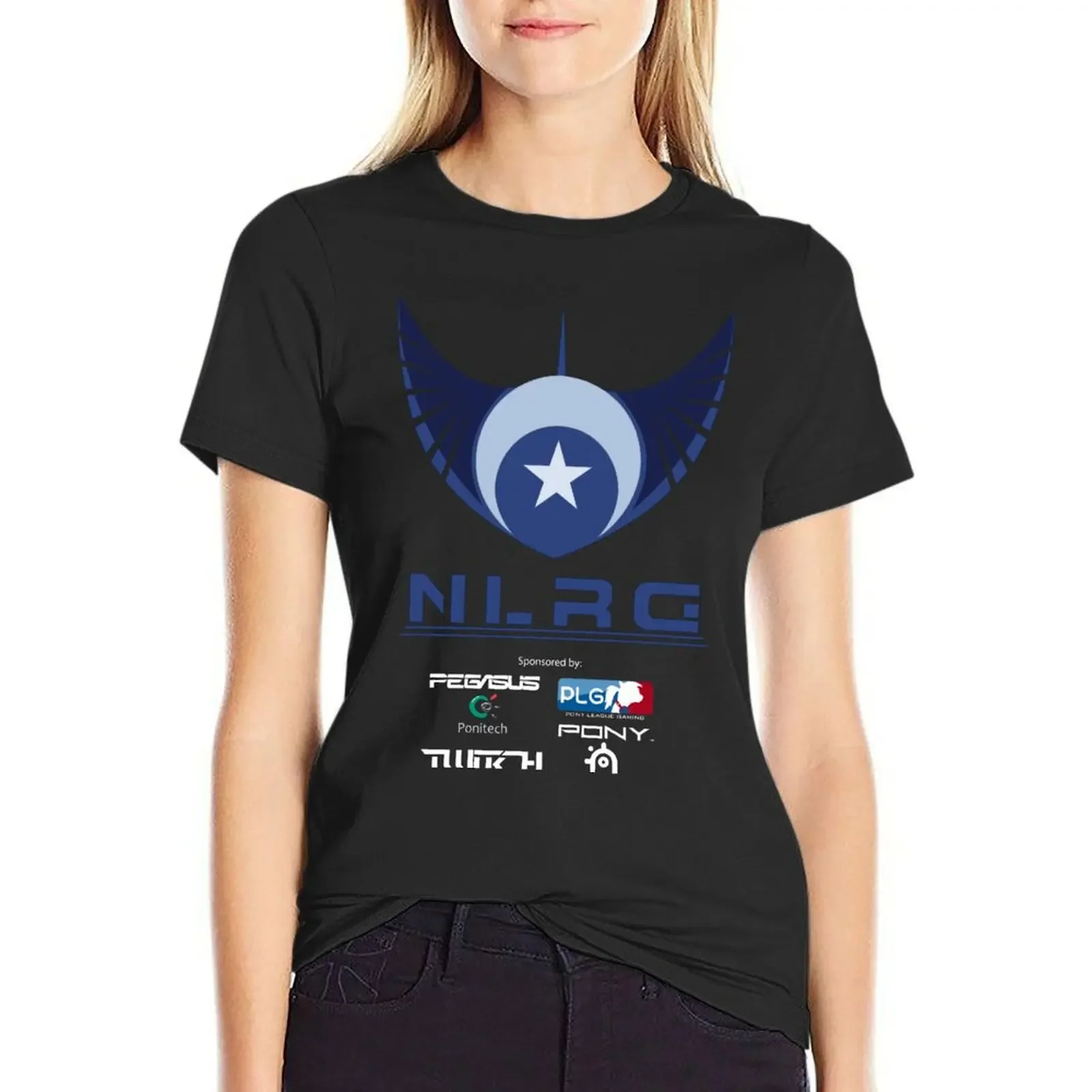 New Lunar Republic of Gaming T-Shirt anime clothes shirts graphic tees cute t-shirts for Women