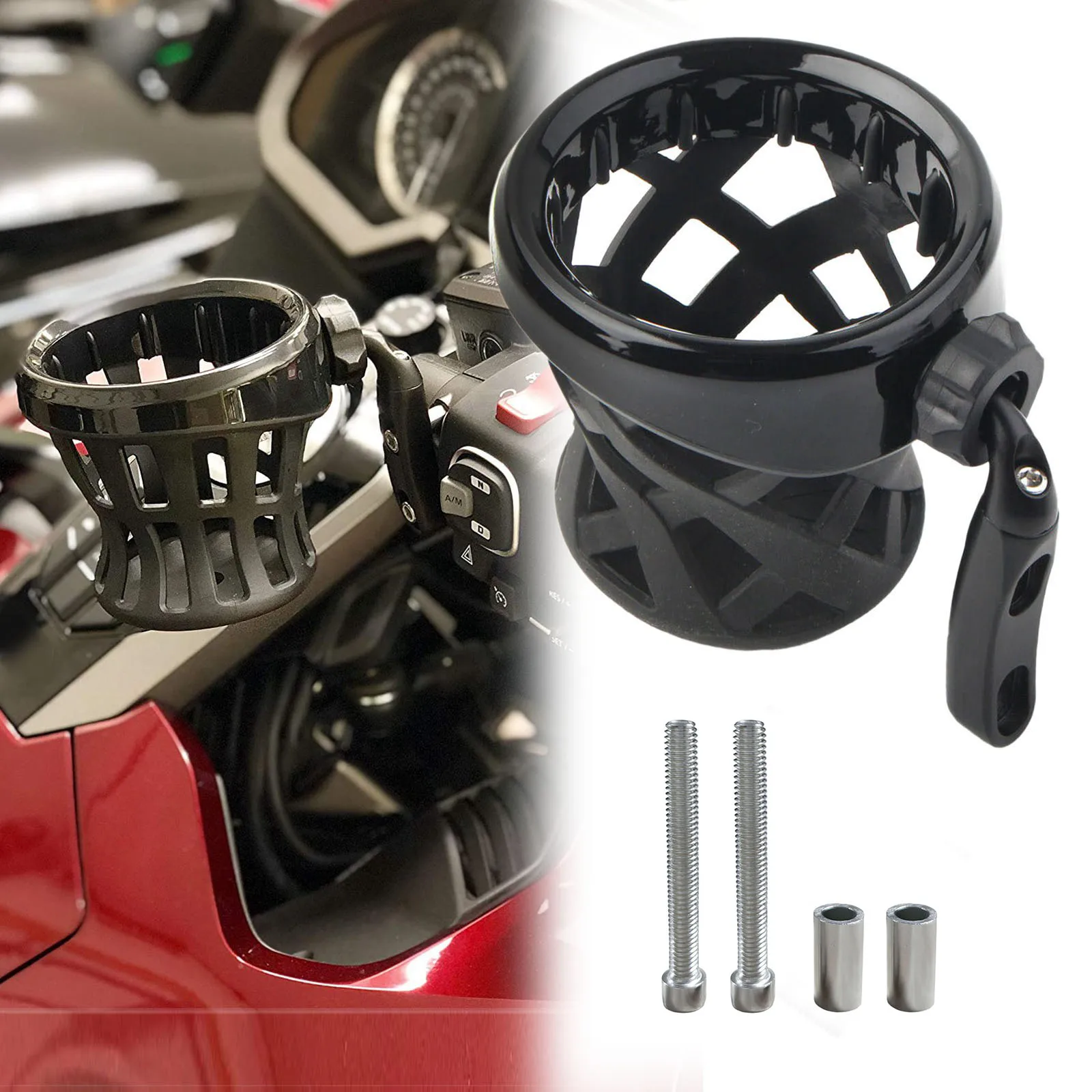 Motorcycle Accessories Motocross Cup Holder Motorbike Beverage Water Bottle Cage For Honda Gold Wing VTX1300 VTX1800 view 4