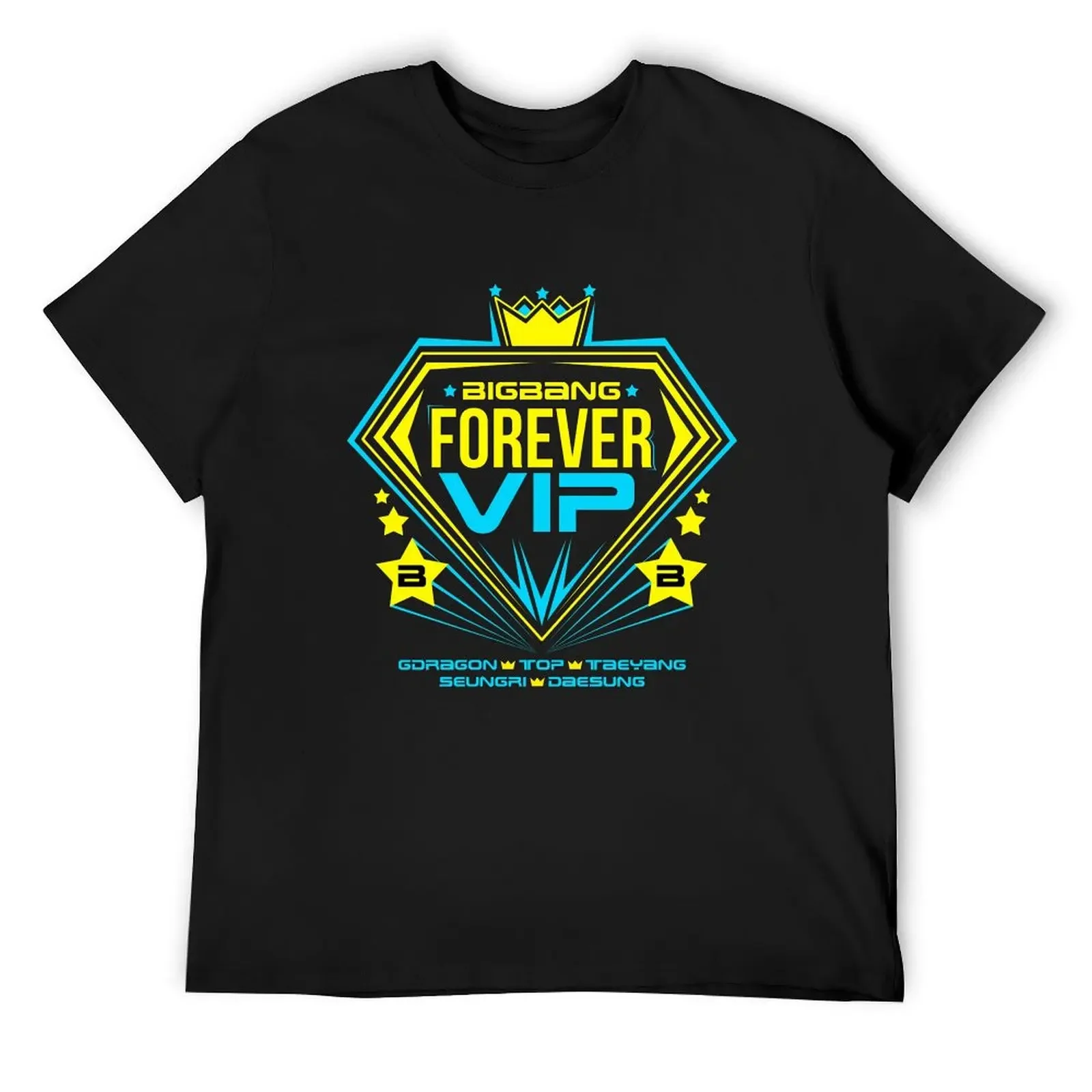 BIGBANG Forever VIP T-Shirt new edition sweat baggy shirts plus size clothes plain white t shirts men