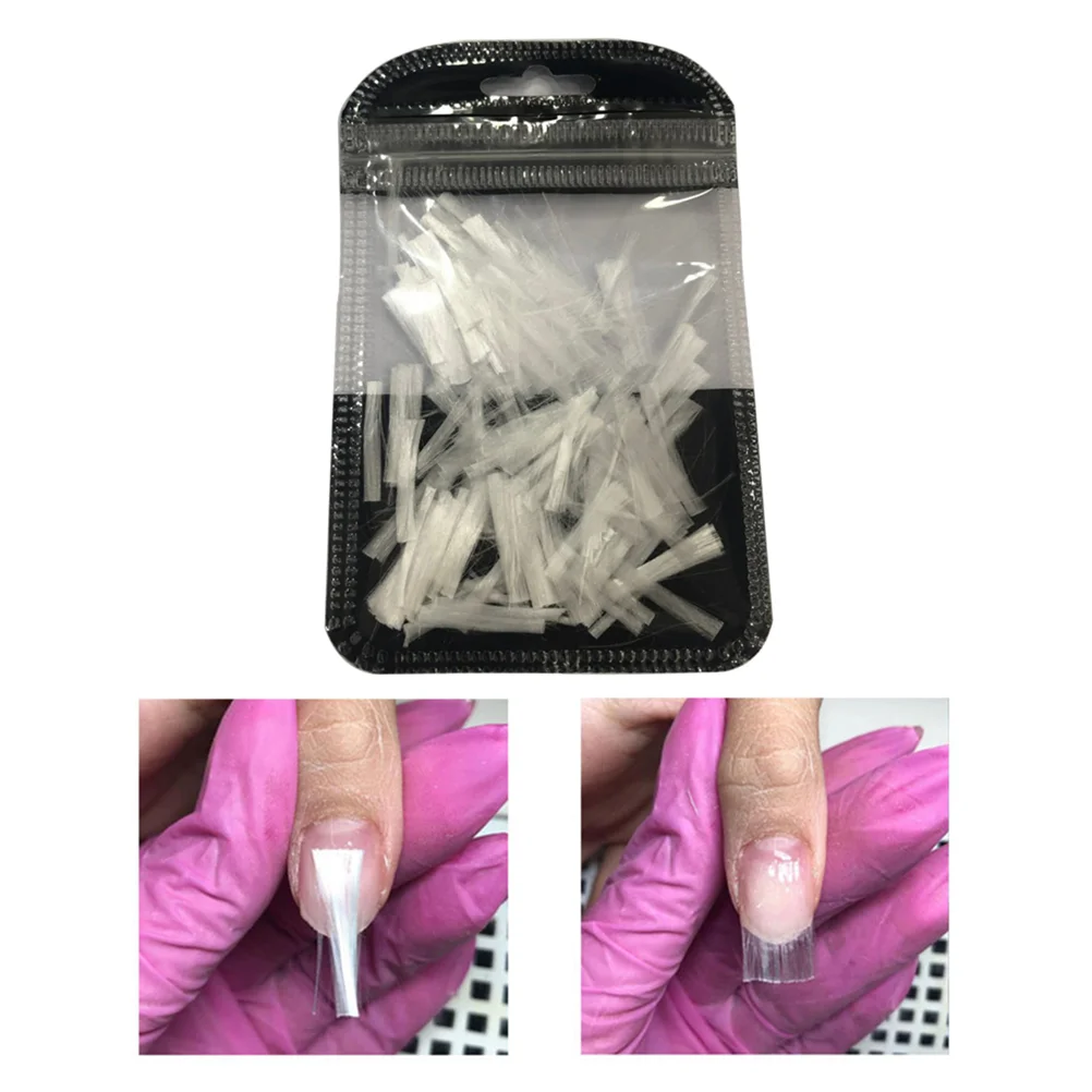 

Manicure Extension Fiber Simple Practical Nail Material for Ladies Women Female (3cm) Nail Fiber