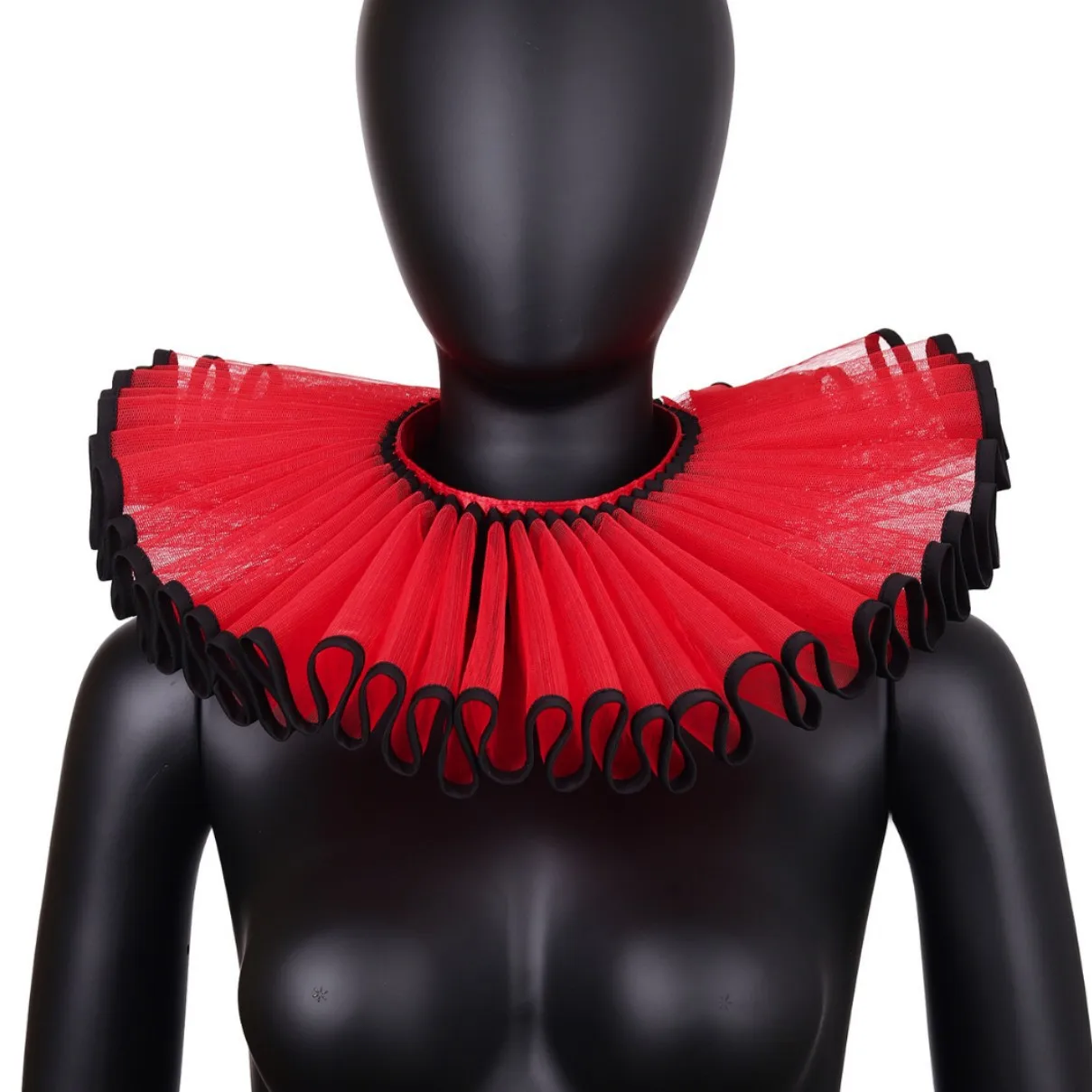Halloween Large Size Ruffian Collar Makeup Party Literary Retro Aristocratic Fake Collar