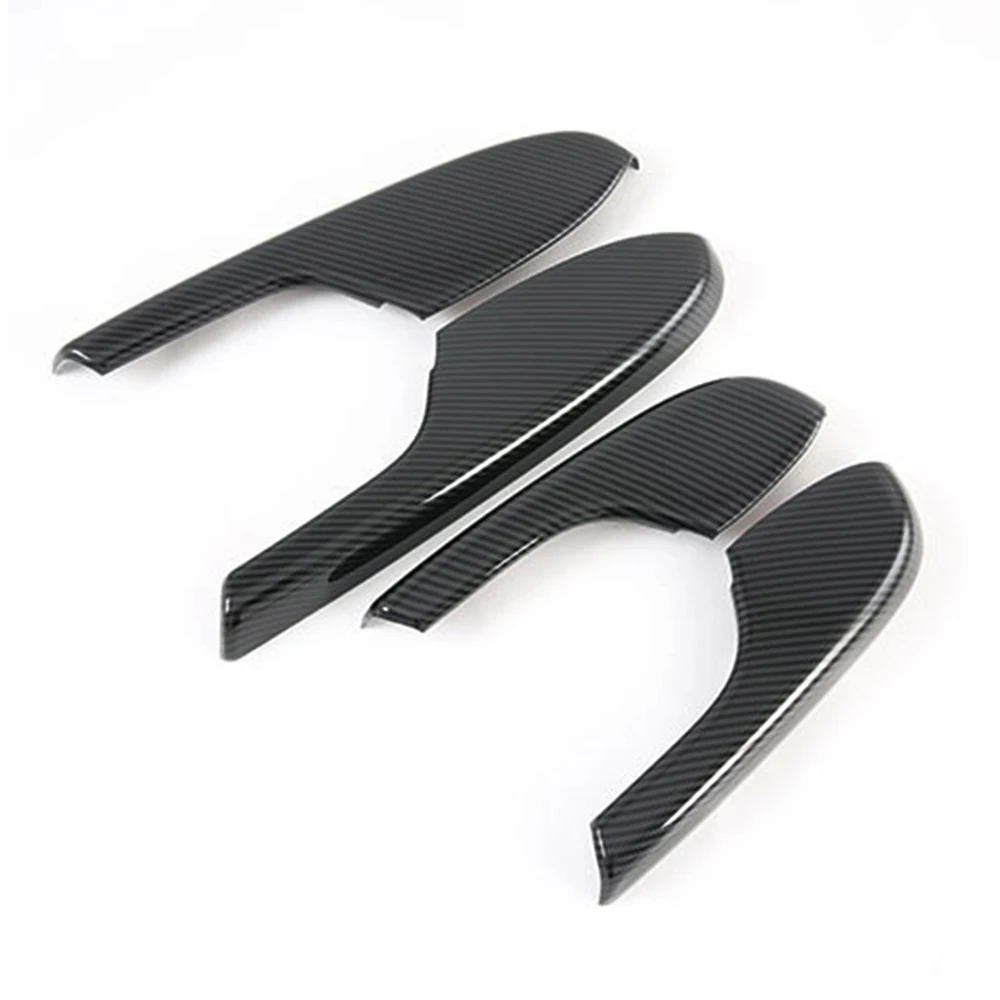 Car Interior Door Armrest Panel Trim Cover Bowl Decoration Frame Stickers for Honda Civic 2016 2017 2018 2019 2020 Auto Styling