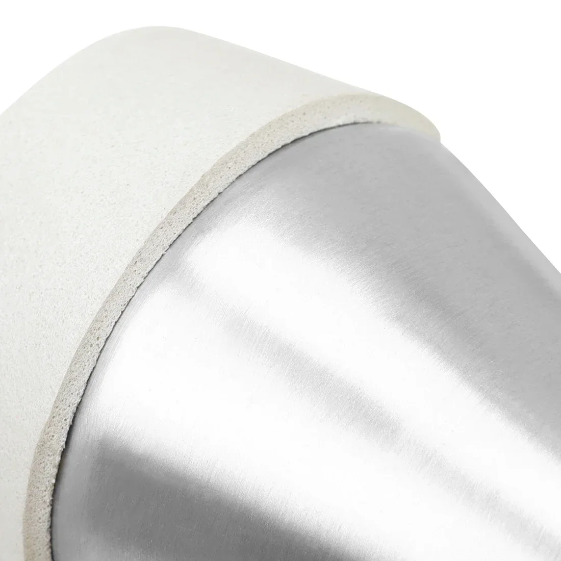 القرن أضعاف كاتم الصوت الألومنيوم واضح الصوت الملطف جيد محكم فضي اللون القرن الخمار أدوات الرياح القرن التبعي #3