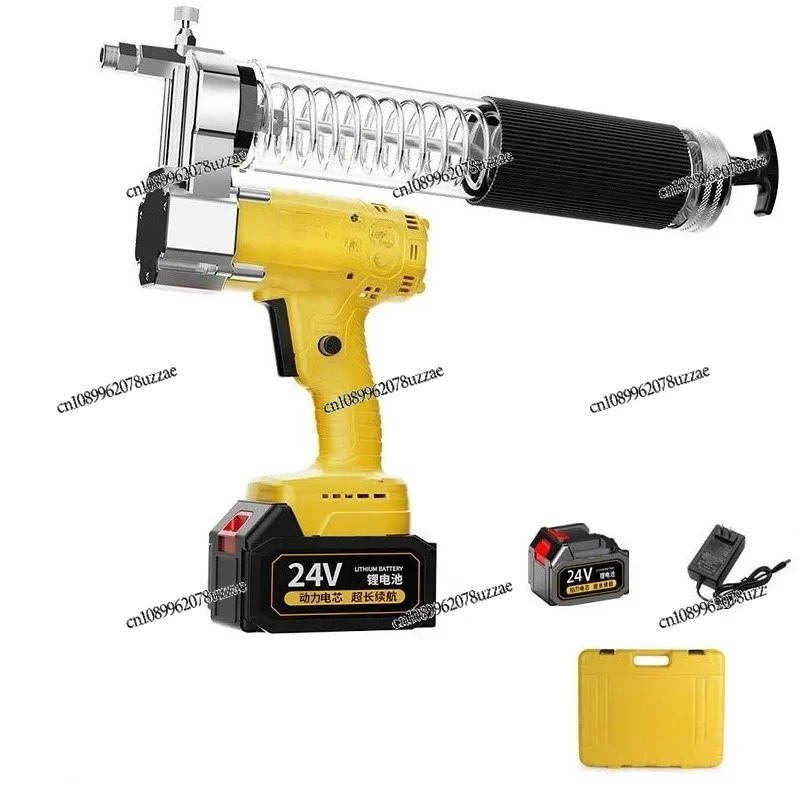 Electric Grease Gu 24V Fully Automatic Lithium Battery Spray Gu High Pressure Excavator Lubricating Oil Refueling Tool