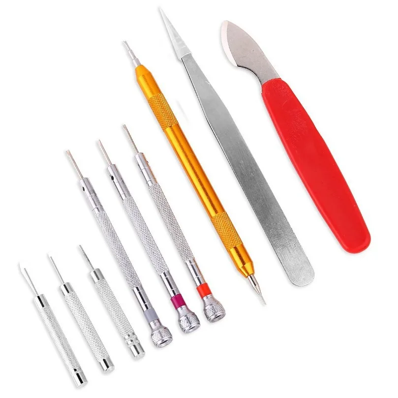 147 Parts Watch Repair Tool Kit for Disassembly Installation Maintenance Adjusting Straps Replacing Batteries Watchmaker Tools