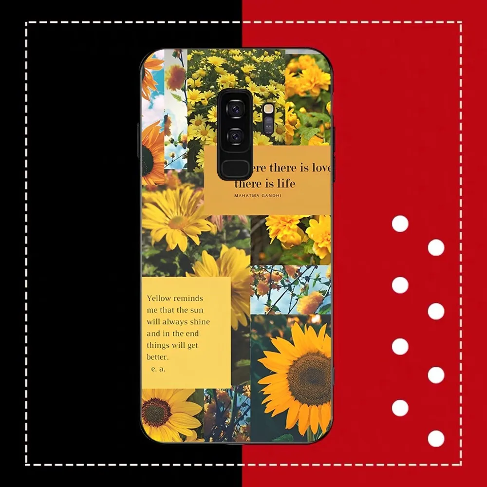 Yellow Sunflower Phone Case For Samsung Note 8 9 10 20 pro plus lite M 10 11 20 30 21 31 51 A 21 22 42 02 03