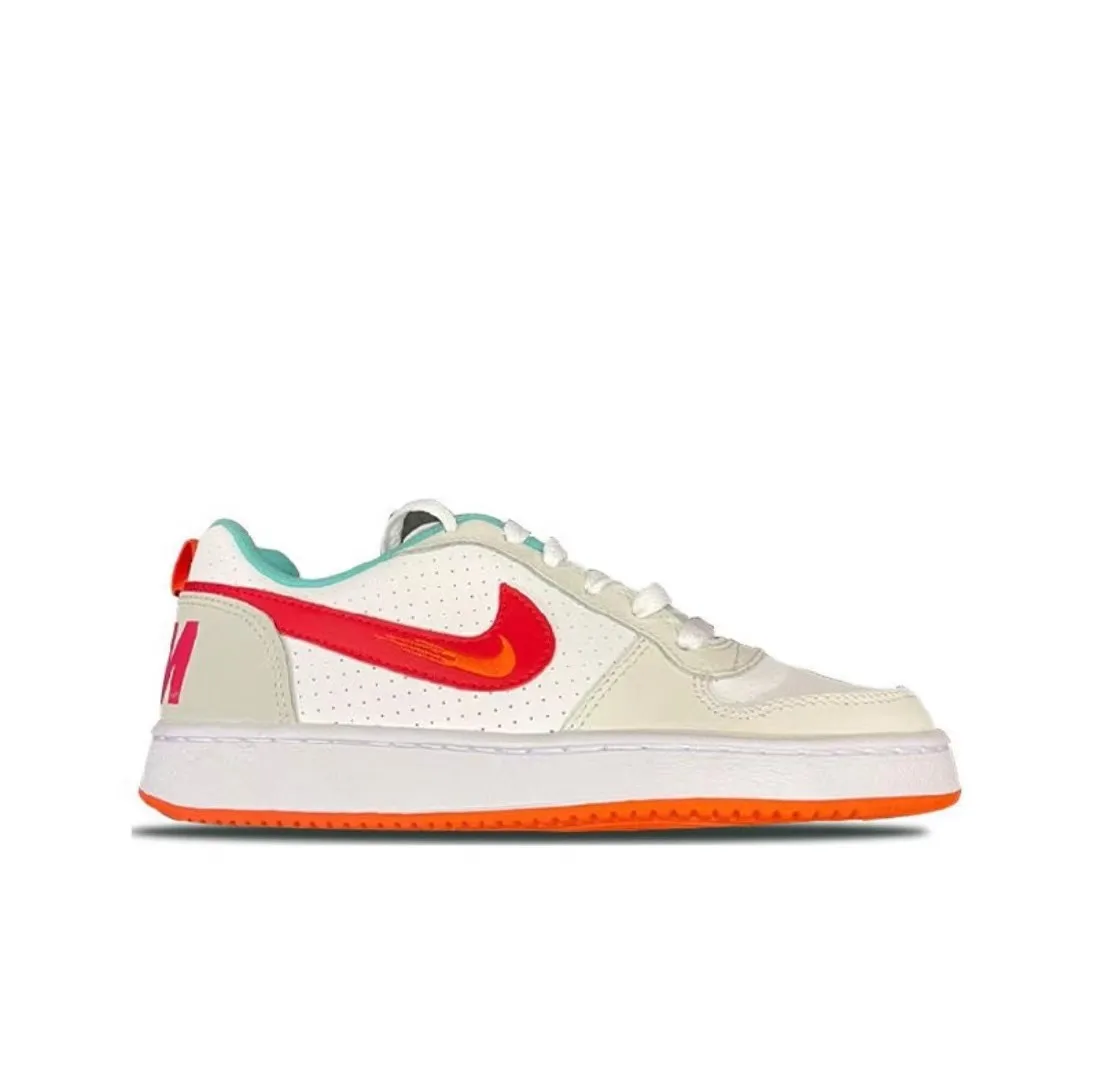 Nike Court Vision 1, zapatos Nike de cuero antideslizantes para niños, zapatos de tabla juveniles, zapatos de mujer versátiles de moda de corte bajo