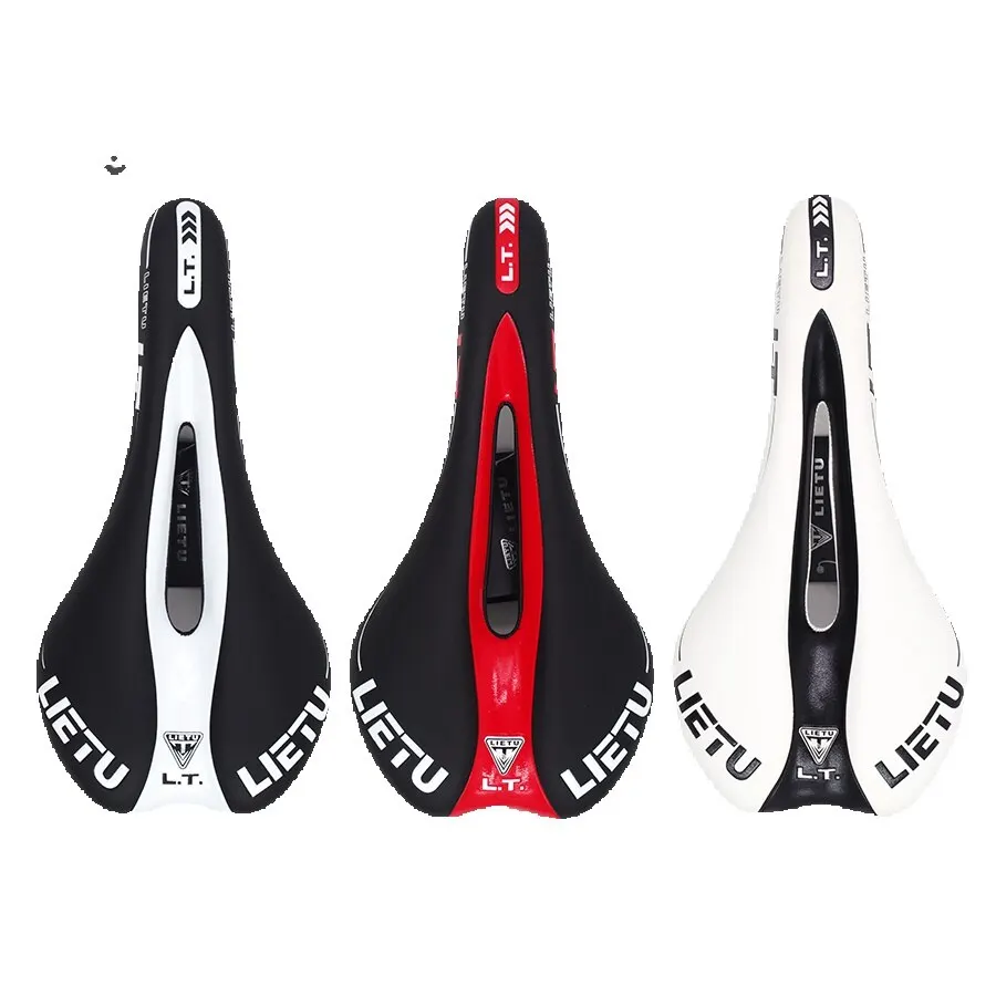 AliExpress wildside Comfortable Bicycle Saddle MTB Road Bike Saddle Cycling Seat PU Leather 273*135mm Bicycle Seat Black Red White Cycling Parts