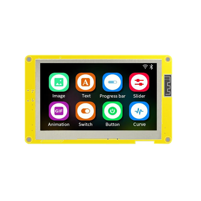 4.3 Inch TFT LCD Module 480*272 Compatible WIFI & BT Touch Panel
