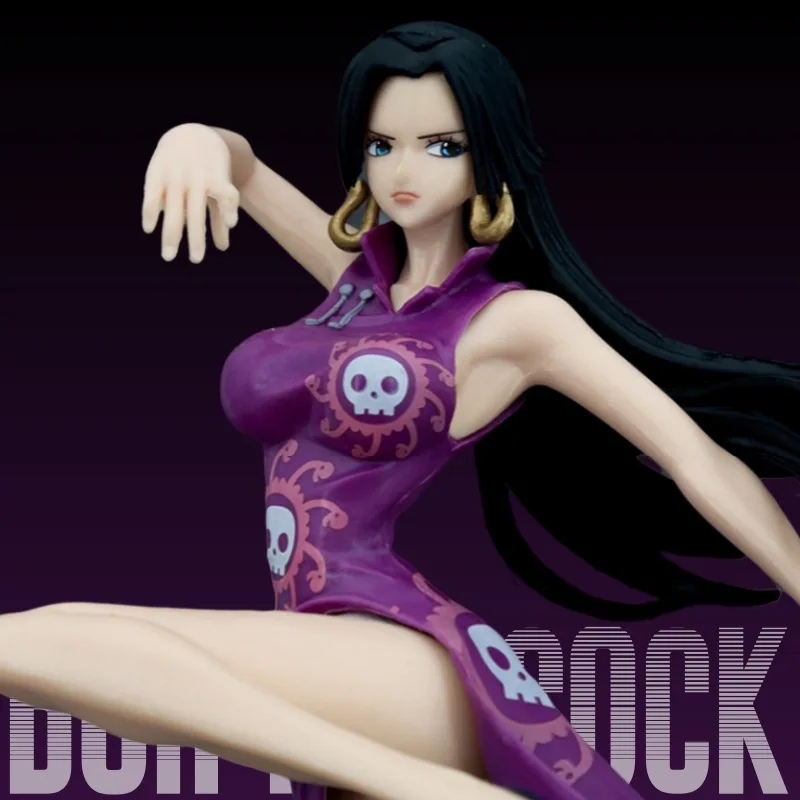 Jednoczęściowy figurki Anime dla dorosłych zabawki GK Snake Princess Boa Hancock figurki figurki 21CM Sexy Cheongsam Girl Girl