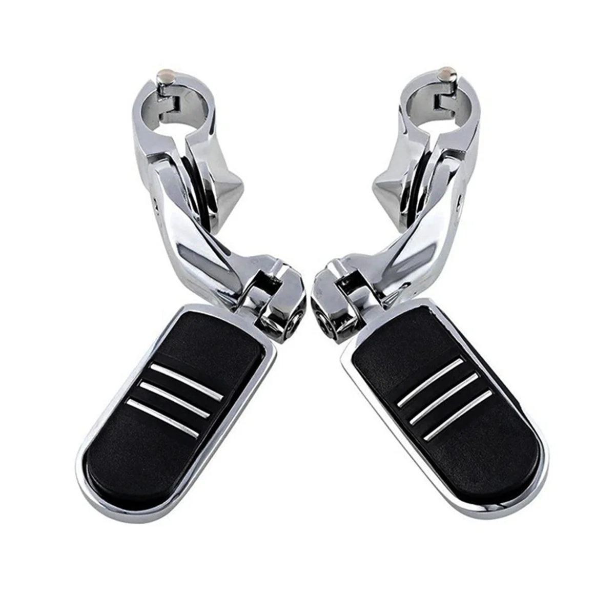 For Harley Davidson Streamliner Touring Road Ride 1-1/4 Inch Motorcycle Pedal Pedal Foot Pegs Kit,2PCS image 3