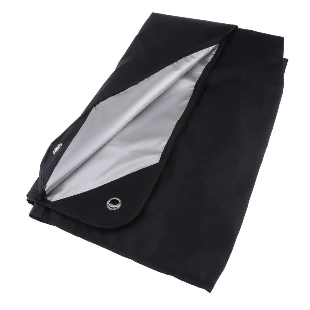 

Черная водостойкая барабанная установка длиной 6,56x8,2 фута с утяжеленными углами