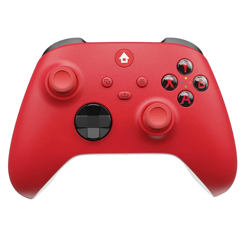 ตัวรับสัญญาณจอยควบคุมเกมไร้สายเหมาะสำหรับหนึ่งชุด x/ S 2.4GHz สำหรับ Windows PC Gamepad สีแดง