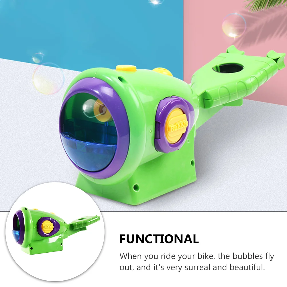 Bubbles Automatic Blowing Machine Children's Toys Blower Bike Kids Festival Gift