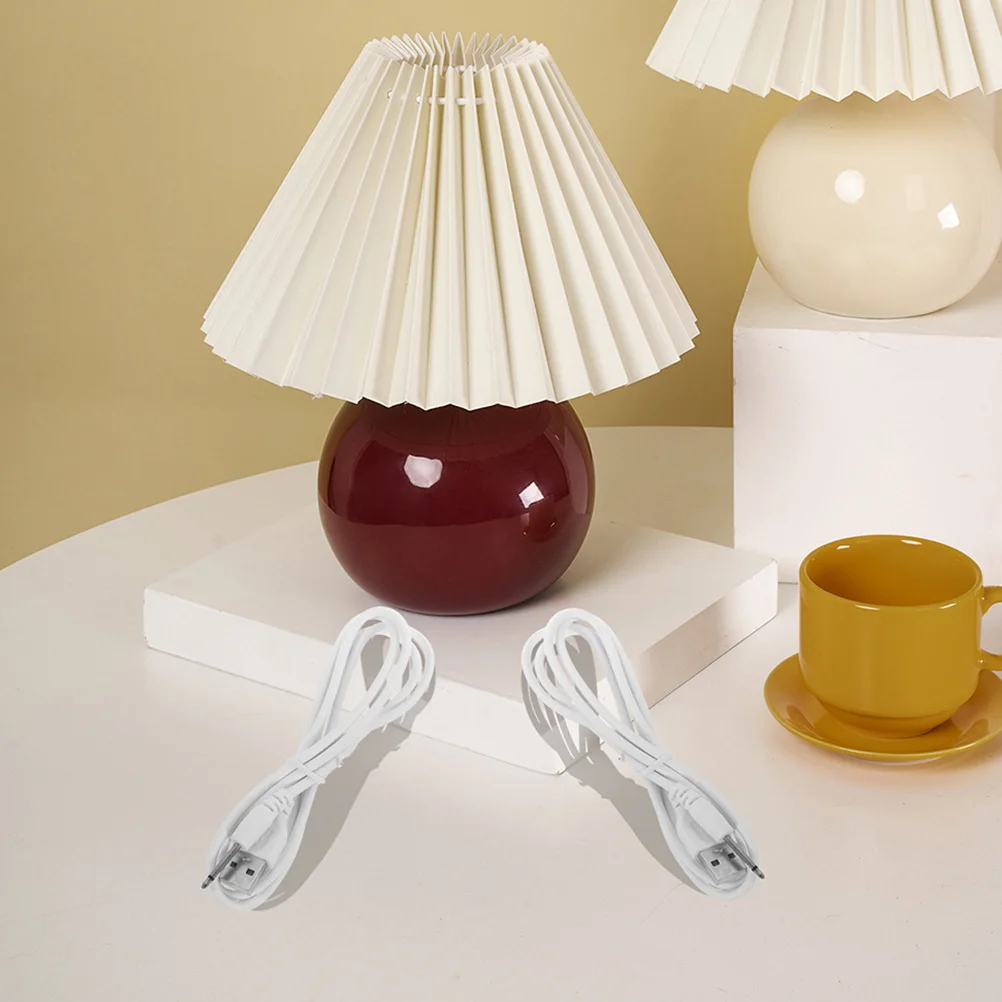 

2Pcs USB Dc Cable Replacement Charging Cord for Supply Universal Compatibility Portable Use Anywhere