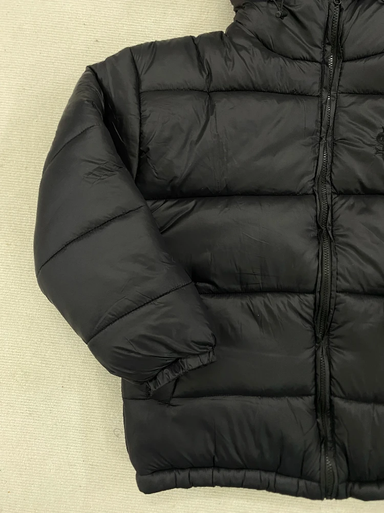 الشتاء القوطية الشارع الأزياء الدافئة سستة مزيج مقنعين سترة قطن الملابس الأوروبية والأمريكية معطف متعدد الاستخدامات #3